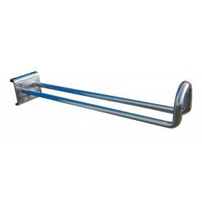 Dobbelt krog 200 mm. 90 grader 6 mm. Lukket snude