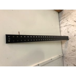 Hulplade/Vrktjstavle, 1000 x 70 mm. - Sort