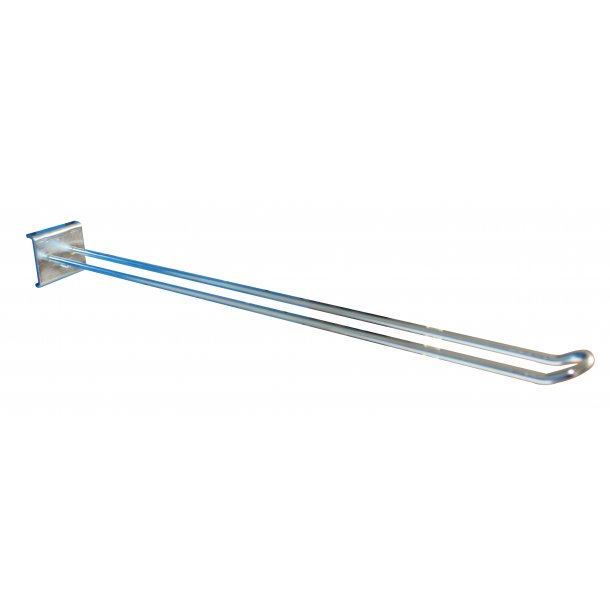 Dobbelt varekrog med rund snude, 350 mm. �4 mm.
