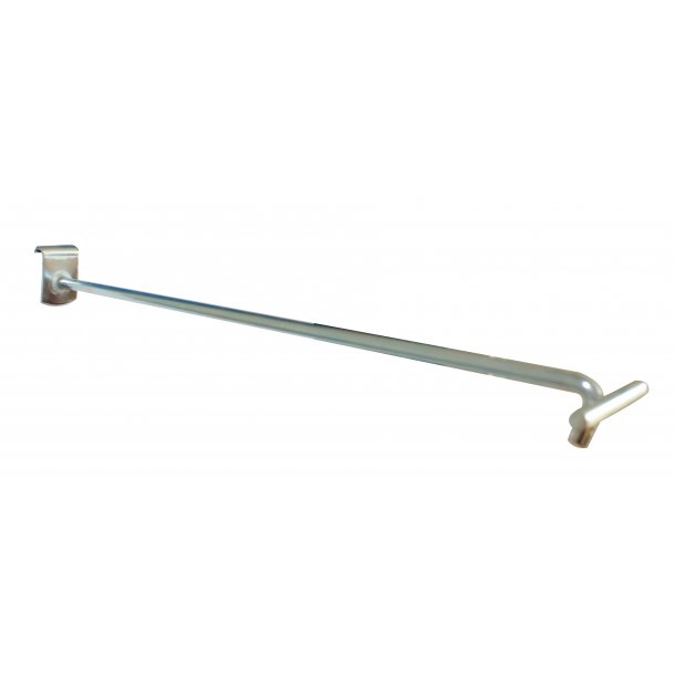 Krog til krogstang, med hyldeforkantsliste, 300 mm. �6 mm.