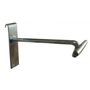 Krog til trdnet med hyldeforkantsliste, 150 mm. 6 mm.