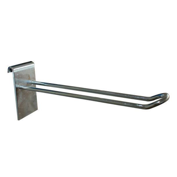 Dobbelt krog med rund snude til trdnet 100 mm. 4mm.