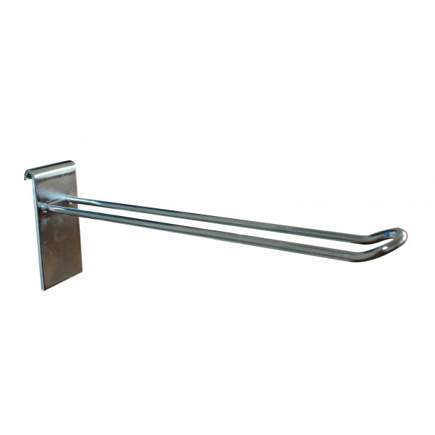 Dobbelt krog med rund snude til tr�dnet 200 mm. �4mm.