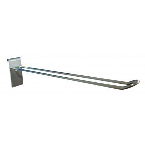 Dobbelt krog med rund snude til trdnet 300 mm. 4mm.